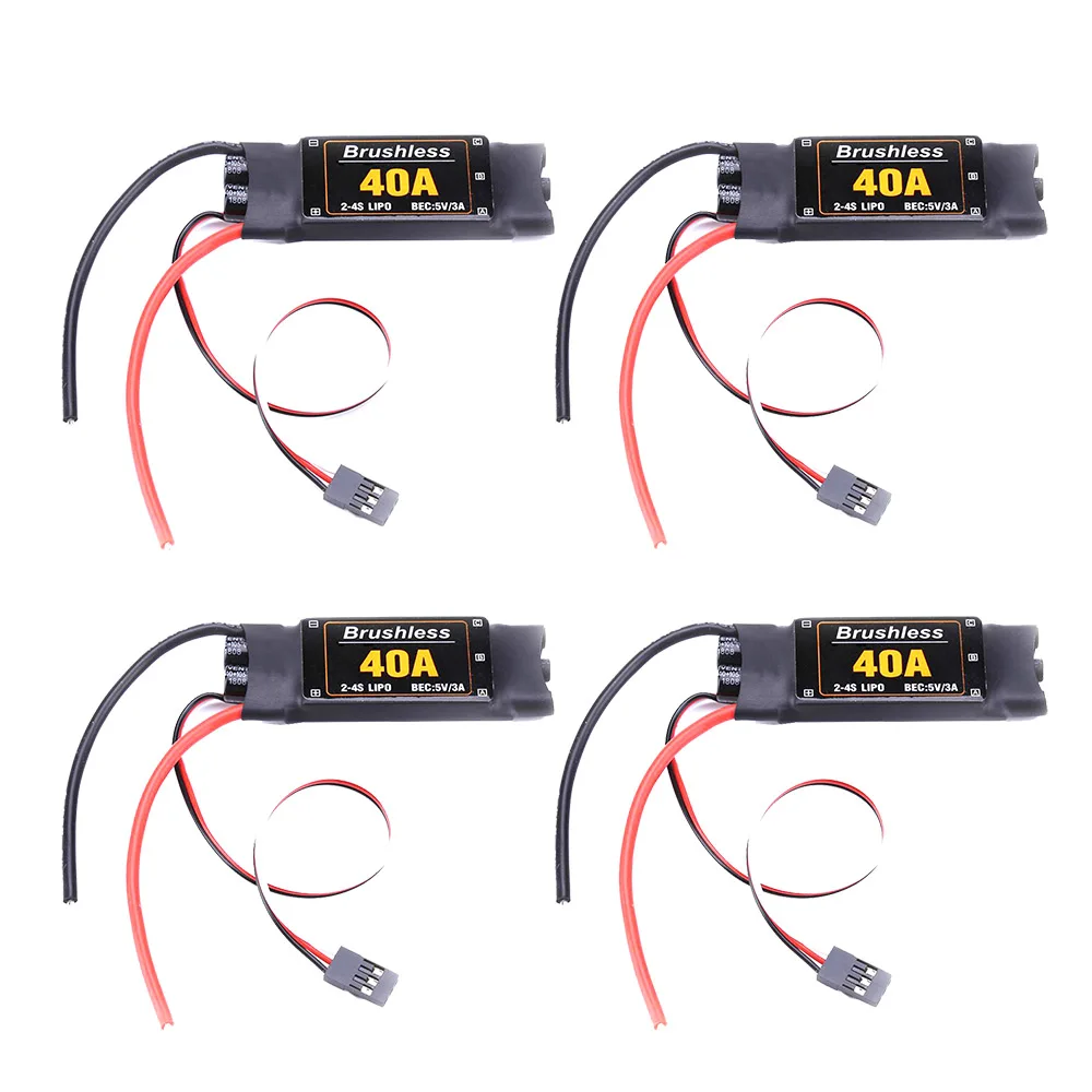 

30A/40A Drone Helicopter Parts Multicopters Speed Controller Brushless ESC Durable Components for F450 F550 Quadcopter