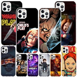 Chucky Child's Play Phnoe Case for Iphone 11 12 13 Mini 14 15 Pro Max X Xs Xr 7 Plus 8 + Apple 6S SE 2020 Unique Cover Coque