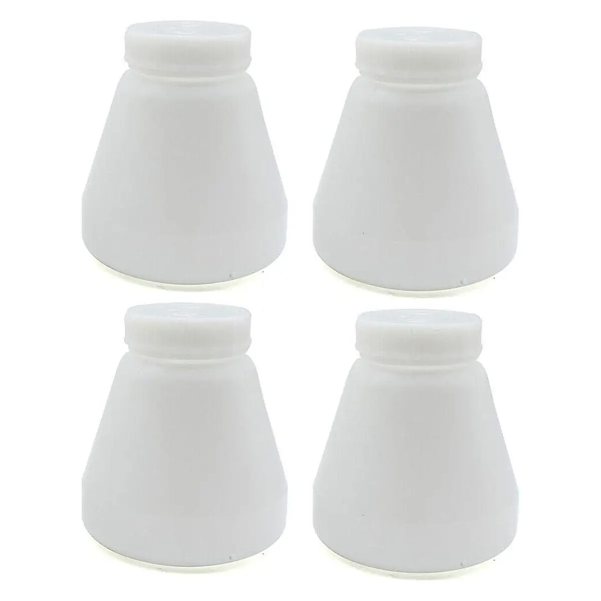 Workshop Gear 4PCS Bottles Hopper Cups,PC02/PC03 Electrostatic Sprayers Hopper Cups,Powder Coating Cups for Powder Paint Coating