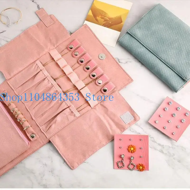 

652F Foldable Jewelry Holder Organizers Perfect For Trips And Everyday Organization