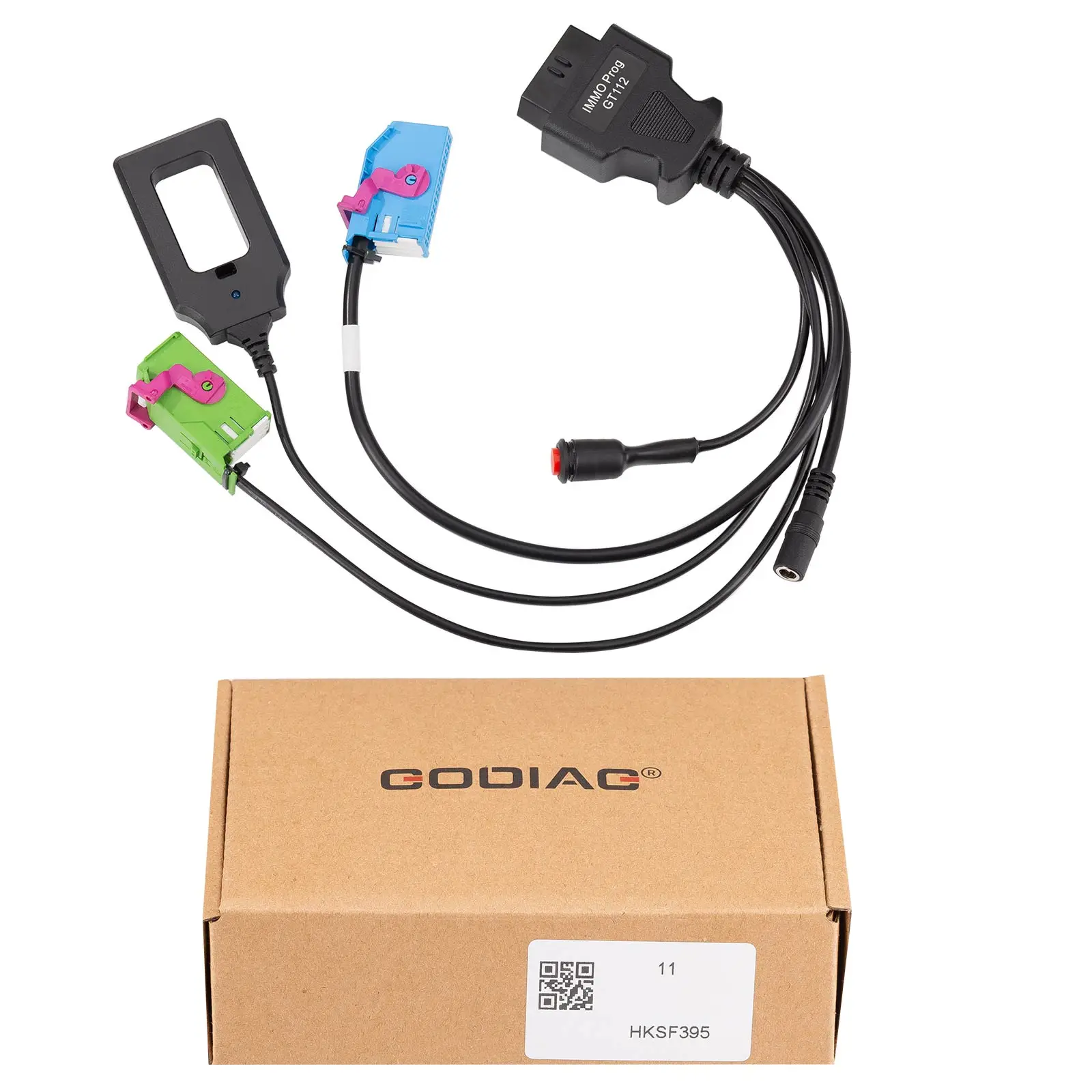 GODIAG GT112 k-line para VW/Audi/Skoda/Seat tablero de segunda y tercera generación IMMO Cable de plataforma de prueba a juego de teclas