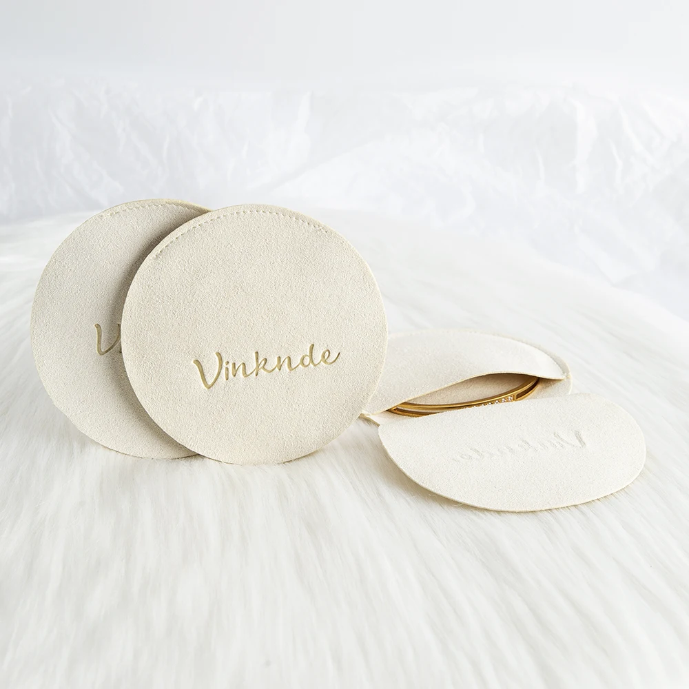 

50 упаковок чрезвычайно стильные 8x8 см ювелирные изделия из микрофибры, круглые сумки для хранения, мешок для свадебной вечеринки, кольца-гвоздики, серьги, подвески для часов, мешочки