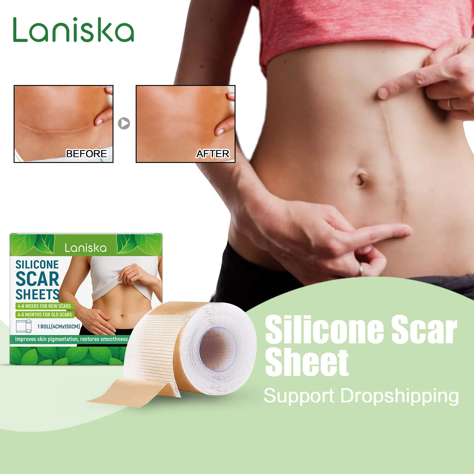 

Silicone Scar Sheets for Acne Surgical Trauma Burn Scars Repair Stickers Reduce Pigmentation Prevent Scar Hyperplasia Care Patch