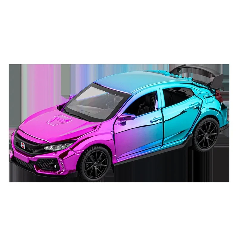 1:32 NEW TYPER Super Modified Sport Car Alloy Metal Diecast Model Car Computer Desktop Ornaments Toys
