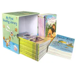 Usborne-libro en inglés My First Reading Library para niños, educación de cuentos de hadas, frase de palabras, libro de lectura de cuentos, etapa 1, edad 3-9 años