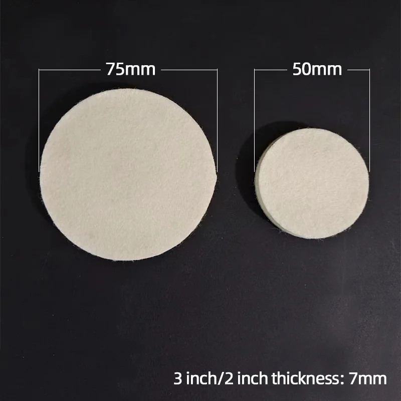 Two Inch Three Inch Wool Plate Glass Polishing Car Door And Window Glass Remove Blur Brightening Polishing Wool Sheet