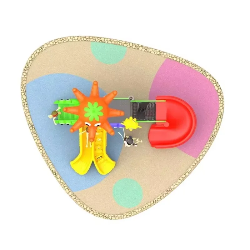 YTYIN combinación prefabricada tobogán para parque infantil juegos de columpios pequeños equipo de parque infantil importador Vietnam al aire libre niños residencial para Ki