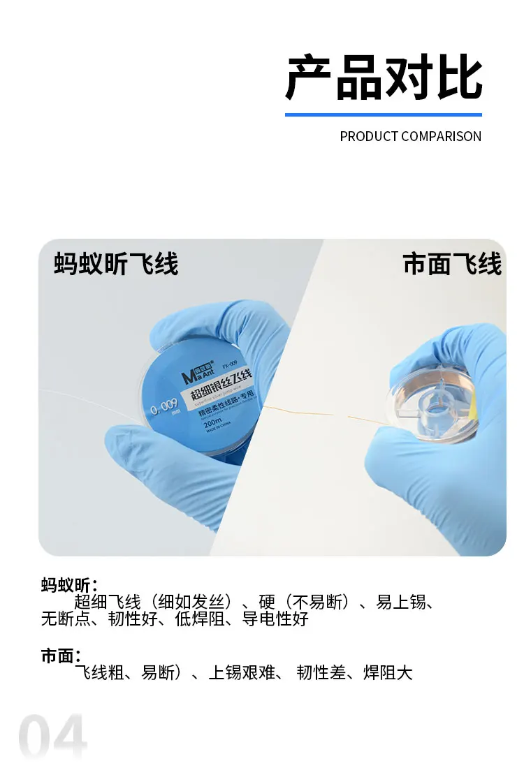 MaAnt Copper 0.01 0.02 0.09 mm Flying Soldering Jumper For Mobile Phone Computer Motherboard Battery Touch ID Jump Wire
