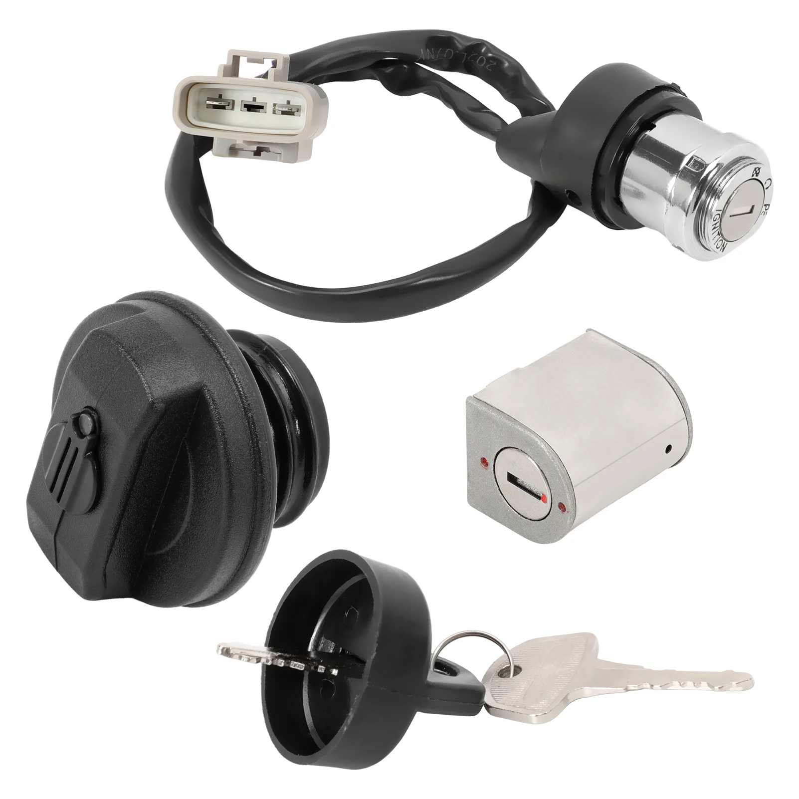 7020-010100 مجموعة قفل غطاء الوقود قابل للقفل مع مفتاحين لـ CF Moto 450, 520, 550, 625, 800, 850, 1000 CForce EU4+EU5 #1