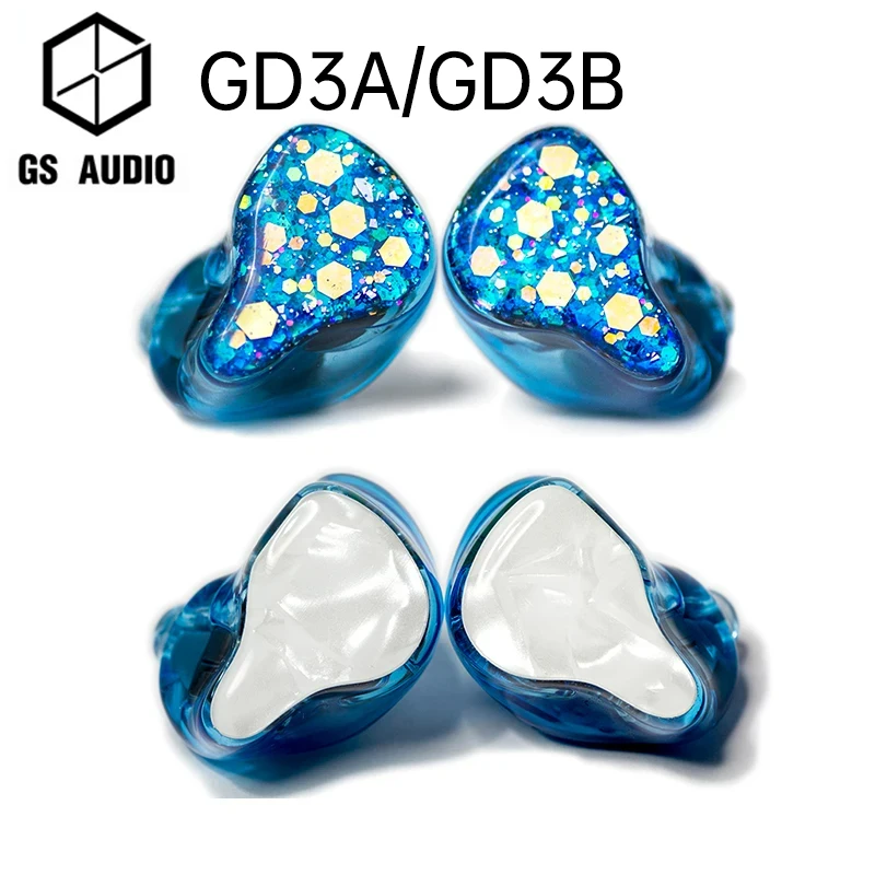 

GS AUDIO GD3A In-Ear Earphones HiFi 2BA+1DD Hybrid Driver with 0.78 2pin Detachable Cable IEMs for Audiophiles OEM IEM