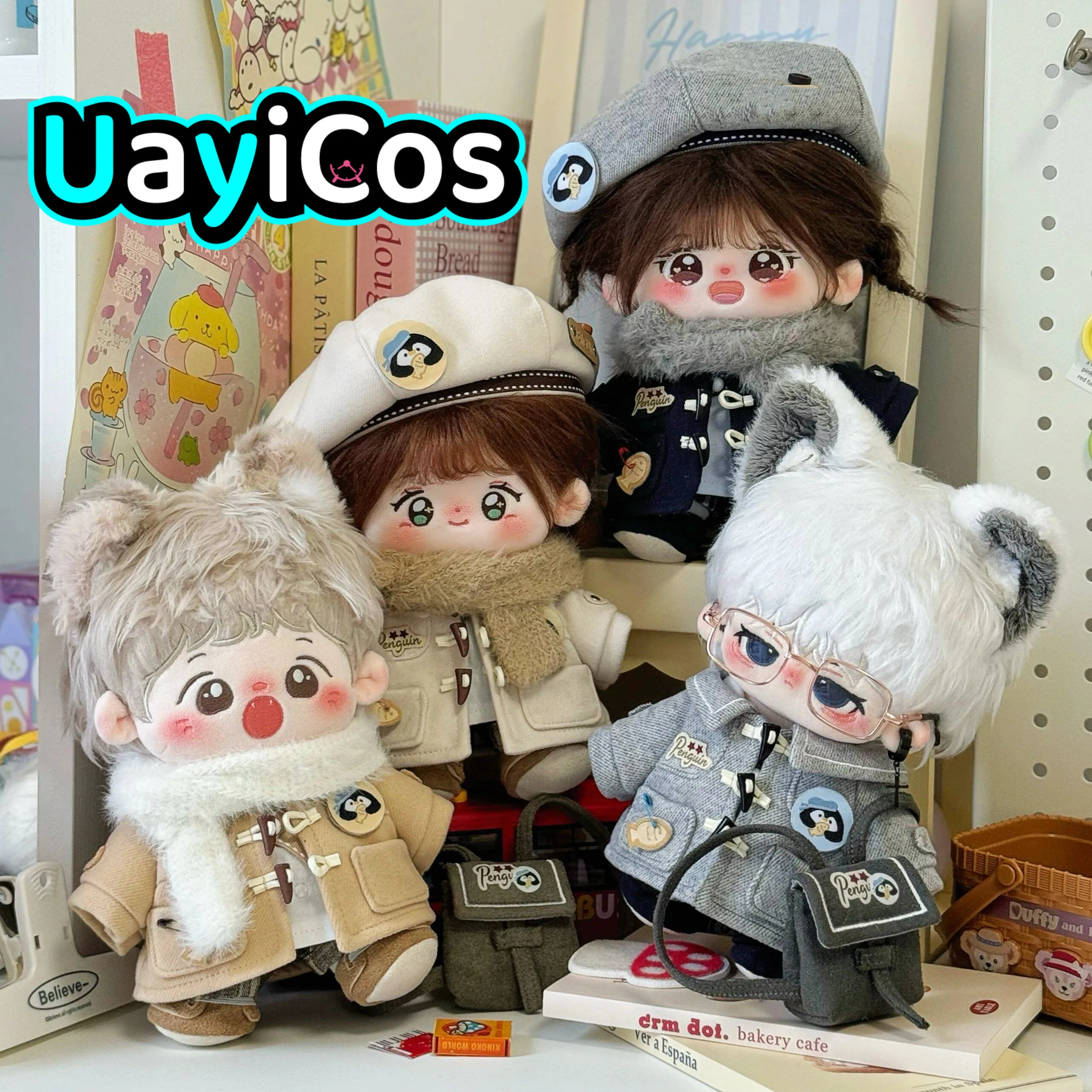 

В наличии: комплект одежды для куклы 20 см – теплая зимняя шапка, сумка, обувь, одежда с мультяшными животными, костюм для плюшевых игрушек, аниме-кукла, игрушка для детей.