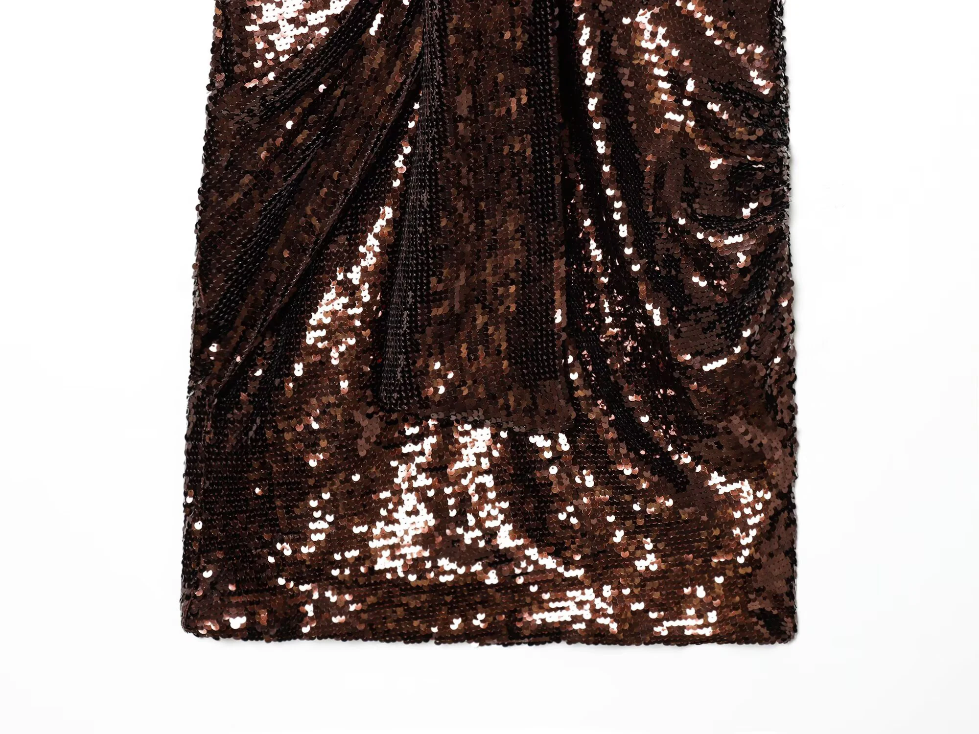 เดียบาเอ 2025 ฤดูหนาว แฟชั่นใหม่สำหรับผู้หญิง สไตล์สลิม กระชับสัดส่วน ชุดเดรสสั้นแขนสั้นประดับลูกปัด