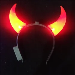 Diademas LED para fiesta de Halloween, accesorios únicos para piezas, 1 unidad