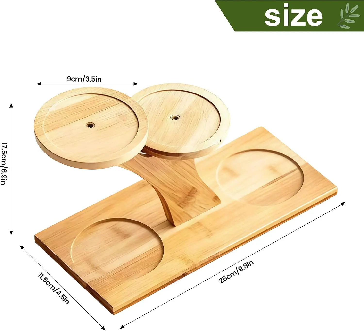 Bamboo Plant Stand - 3 Tier Window Plant Shelf for Indoor Plants | Wooden Flower Stand & Tabletop Plant Holder for Windowsills