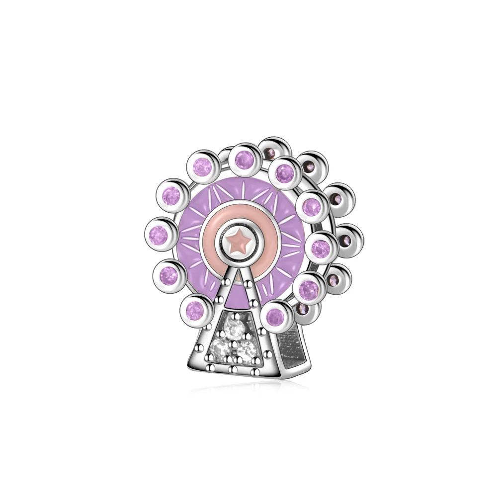 Pan Charms Original Ferris Wheel Charm Bracelet Pendant Jewelry