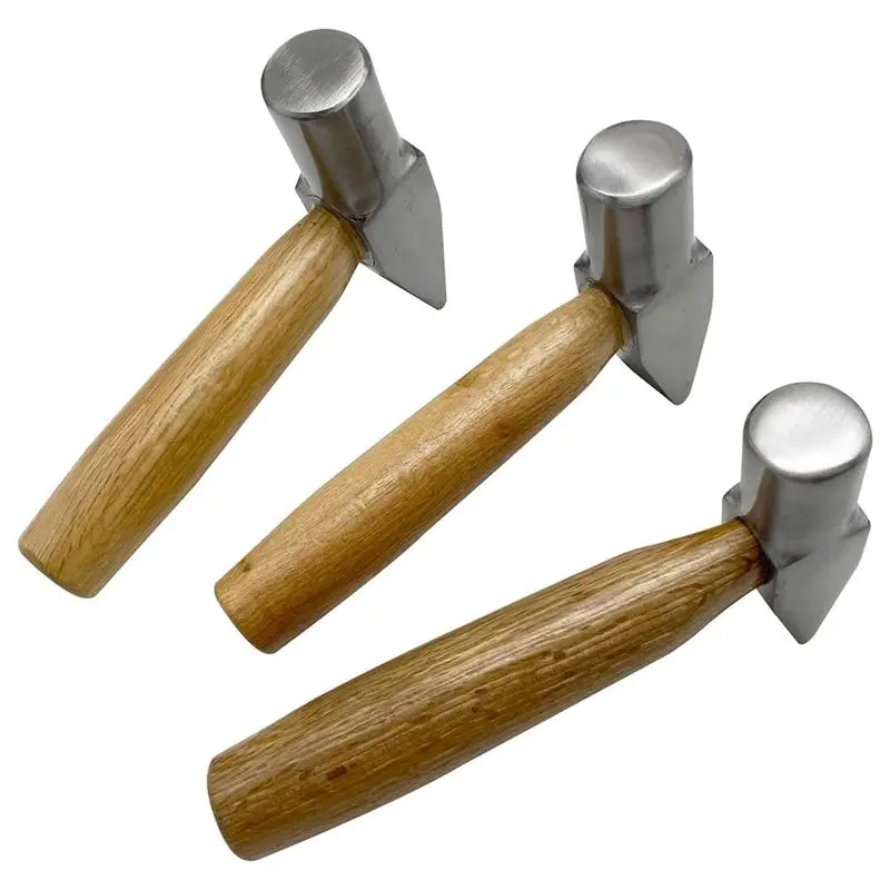 

AAAF Professional Jewelry Making Supplies Hammer With Flat Face Portable Accessory For Silversmiths And Craftsmen Use