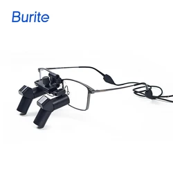 Burite New 4.5X Ergonomic Design 4.5X Ergo Prism Loupes Dental ENT Surgical IPD Customized Magnifying Glasses（ERGO-4.5X)