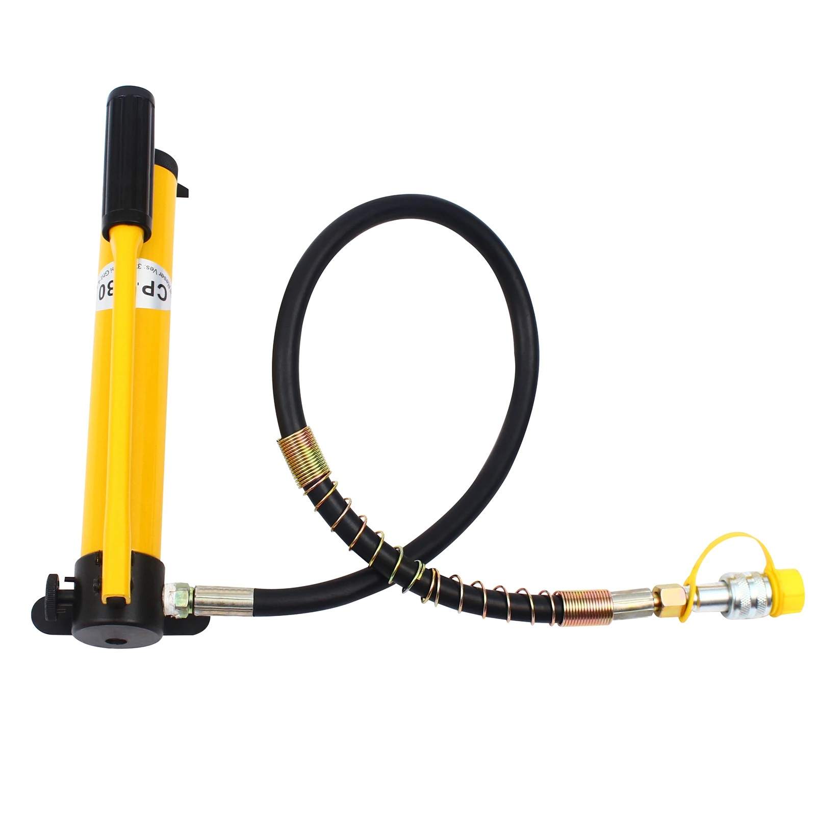 10 Ton Alloy Steel Hydraulic Hand Pump CP-180 Hydraulic Manual Pump 10000 PSI Single Acting Large Oil Storage Bifurcated Base