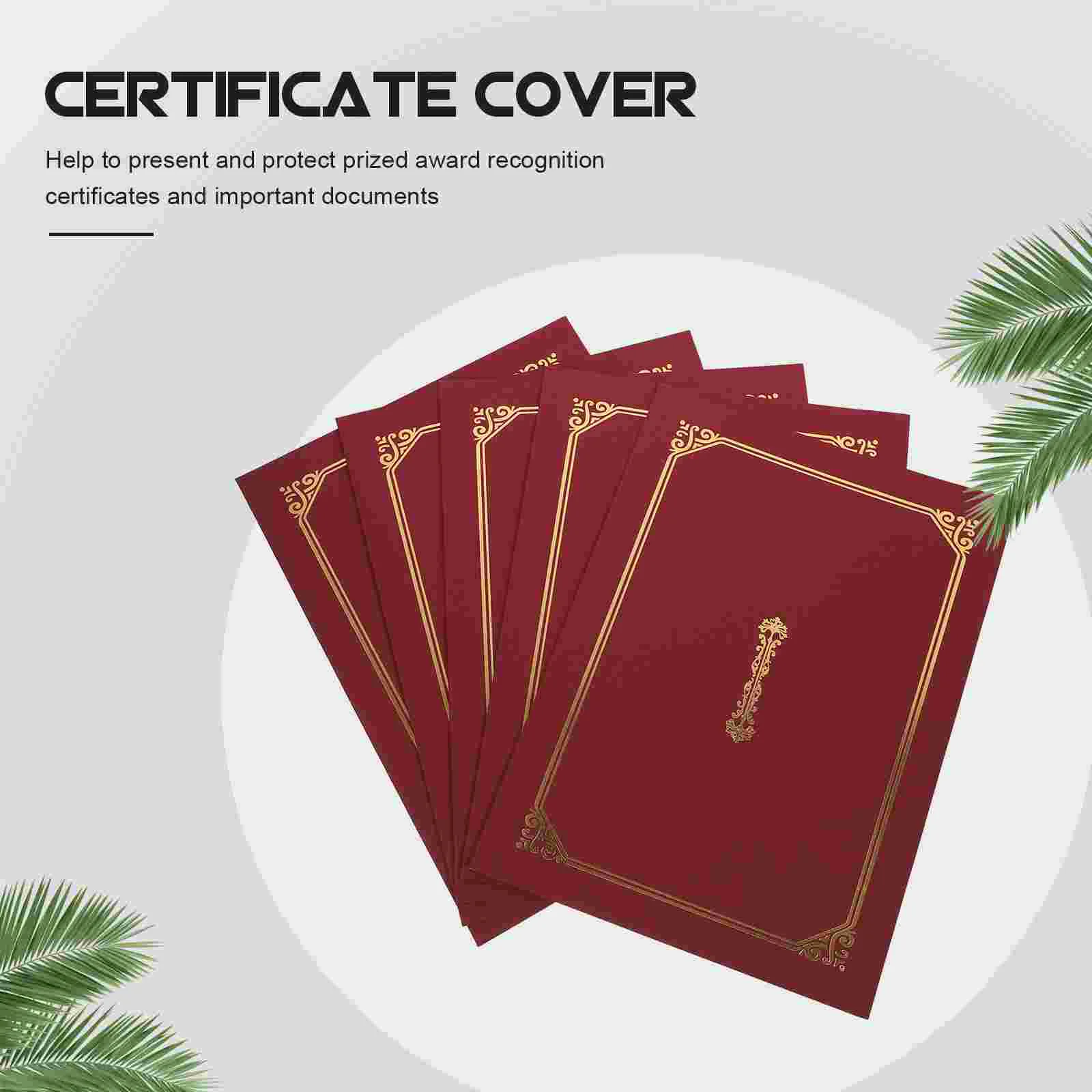 Kit Certificado Fundas Protectoras Honor Carpeta Clips Premio Contraste Sobres