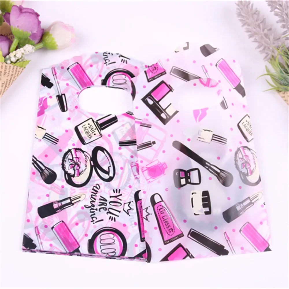 Luxury Fashion Small Plastic Lipstic Packaing Bags Favor Party Gift Packing Bag Wholesale 50pcs/lot