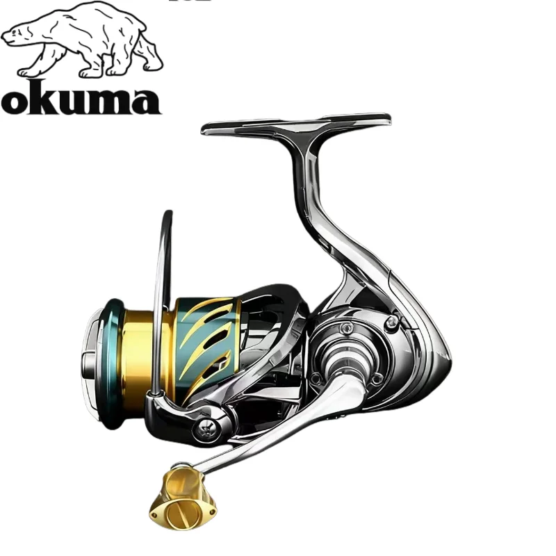 Okuma matériel de pêche moulinet de filature moulinet de pêche universel tout en métal moulinet de pêche longue coulée ligne de pêche spéciale moulinet leurre