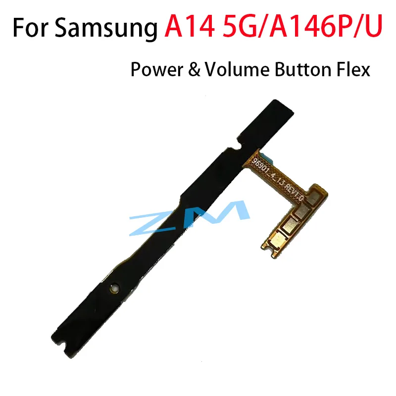 For Samsung Galaxy A14 4G Fingerprint Finger Print Touch ID Sensor Home Button Flex Cable Power Volume Flex A146B A145P