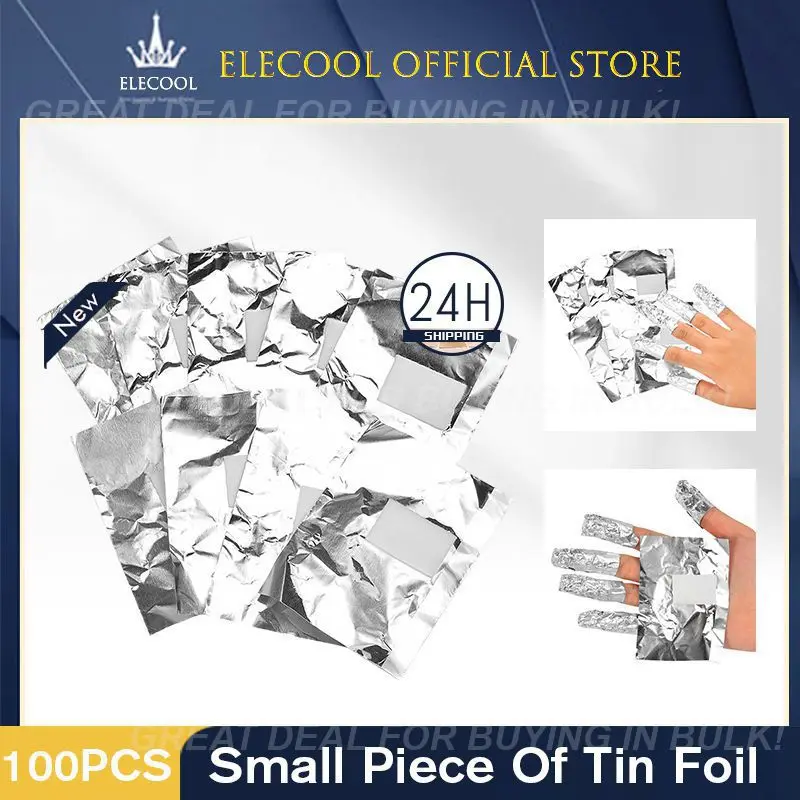 Nagelverwijderingswraps Gel Nagellakverwijderaar Nagelreiniging Aluminiumfolie Remover Wraps Nageldoek Nail Art Weken Manicure Tool