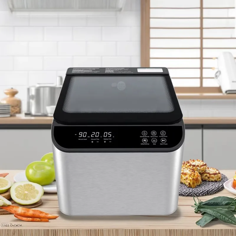 High-End Commercial Small Type Electric Vacuum Sealer Machine for Wet and Dry Food