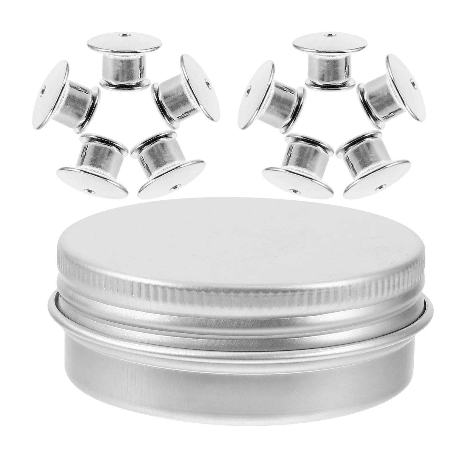 

30pcs Locking Small Light Weight For Brooches Hats Badges Crafts Clutch Pin Backs Replacement Enamel Pin Locking Backs