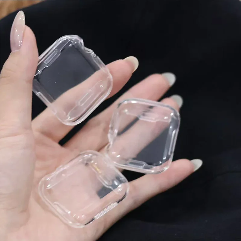 1-3 Stück Weiche TPU-Displayschutzfolie für Apple Watch 11 10 9 8 7 SE 6 5 45mm 41mm 44mm 42mm 46mm Sturzsichere Schutzhülle Zubehör