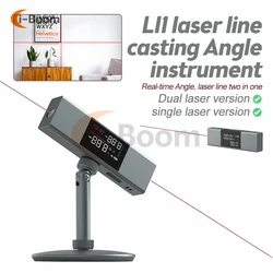 LI1 misuratore di angolo di livello Laser strumento di misura per colata goniometro inclinometro digitale strumenti di costruzione righello angolare