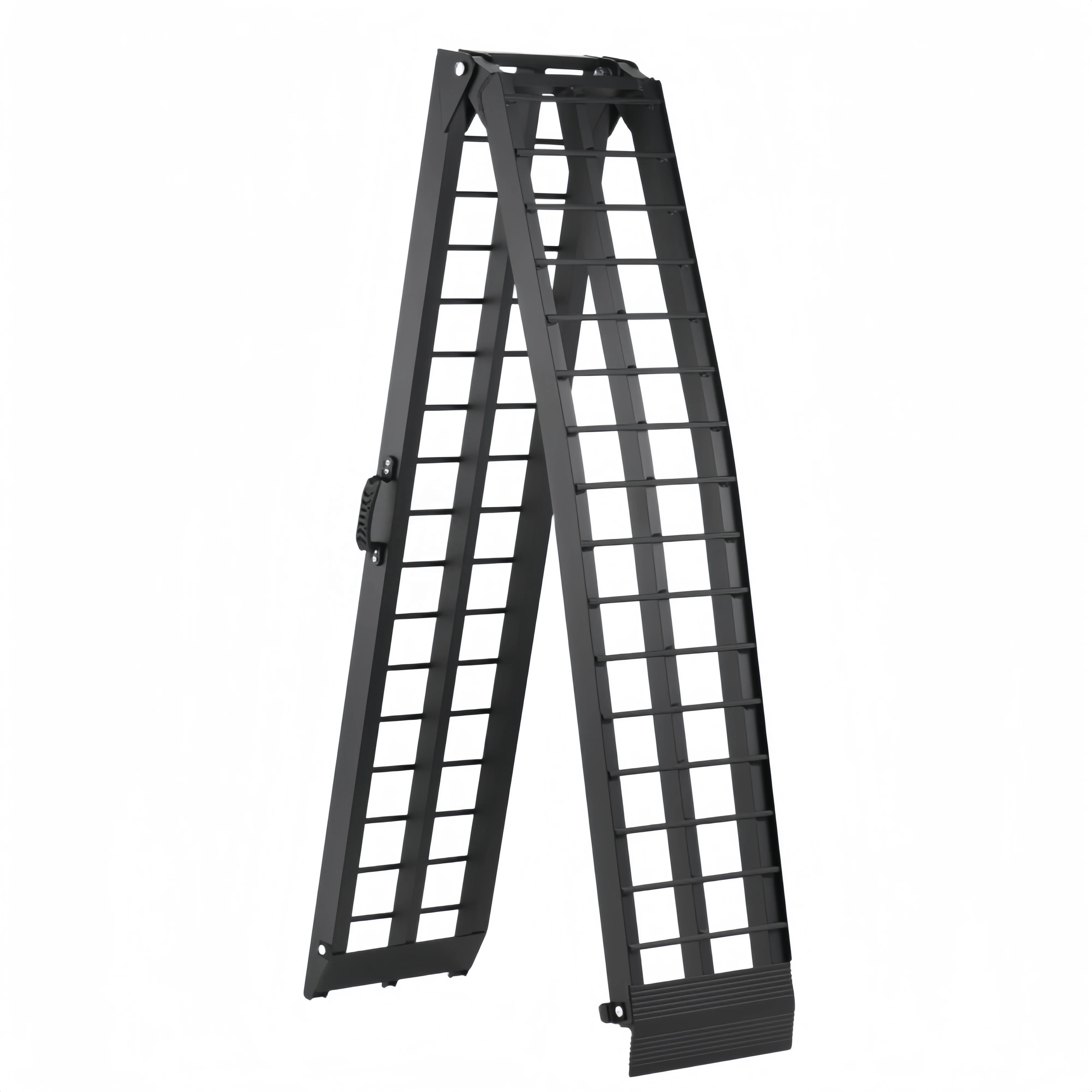 Aluminum Folding Motorcycle Loading Ramps For Automobile Motorcycle Lifts Lightweight Aluminum Folding Portable Loading Ramps