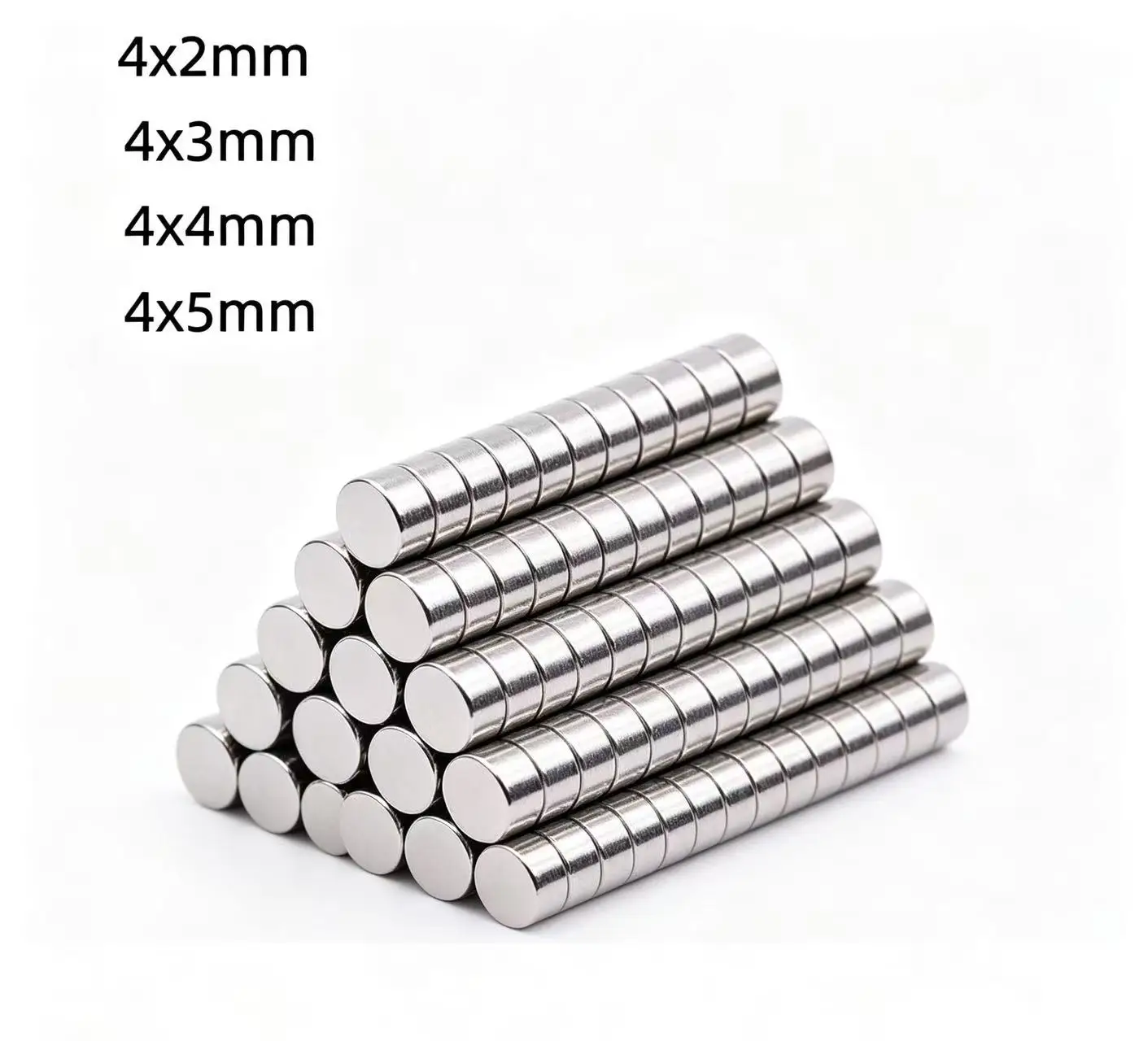 4x2 4x3 4x4 4x5mm Mini Small Circular Magnets For Home Refrigerators, Offices DIY 4*2 4*3 4*4 4*5  Fast Delivery