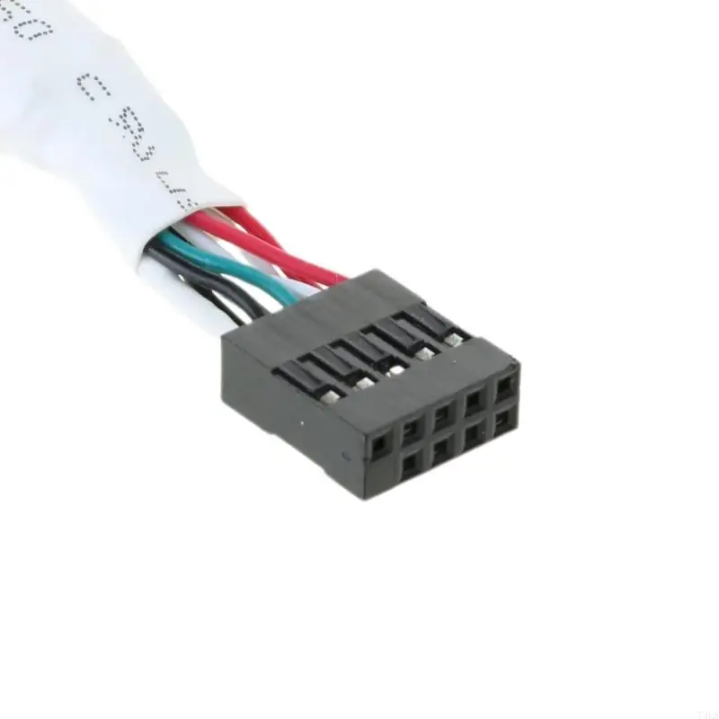 T3LB Mini USB 9Pin Data Transfer Cable Shielded USB 2.0 9 Pin Splitter Cable 15CM