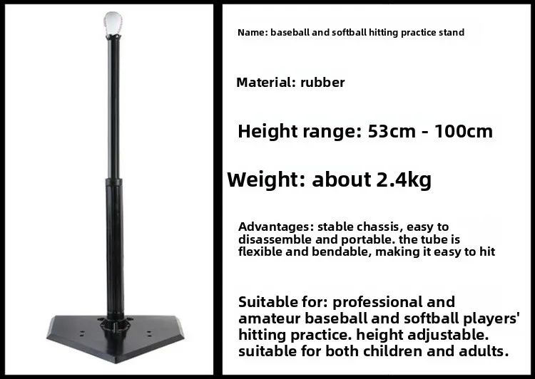 Immagine 7: Supporto per Allenamento di Battuta per Baseball e Softball