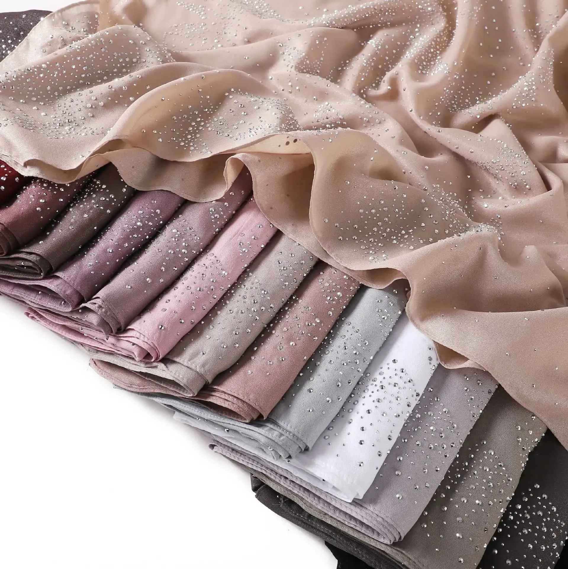 الماس قسط الجودة وشاح المرأة مسلم الحجاب الحجاب شالات التفاف عمامة عصابات عقال Bufanda Foulard Turbante Mujer