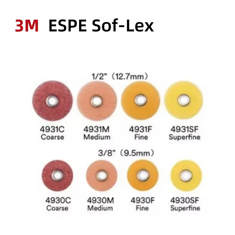 30Pcs/Bag Dental 3M ESPE Sof-Lex Extra Thin Contouring & Polishing Disc 4930C 4931M Dental Ultrathin Wheel Polishing Disk