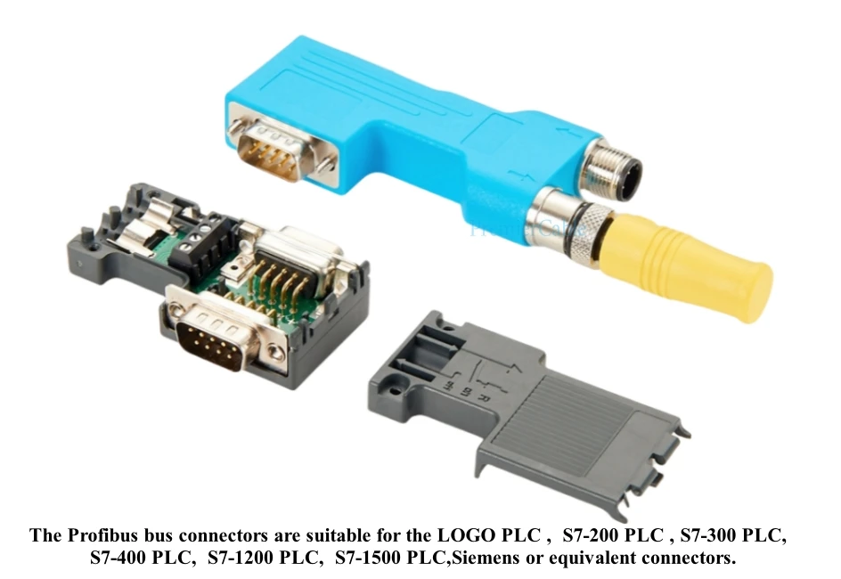 90-Grad-D-Sub-9-Pin-zu-M12-B-Code-Steckverbinder, Profibus DP-Bus-PLC-Buchse, kompatibel mit Phoenix Contact SUBCON-PLUS-PROFIB/90/PG/M12 – Detail 5