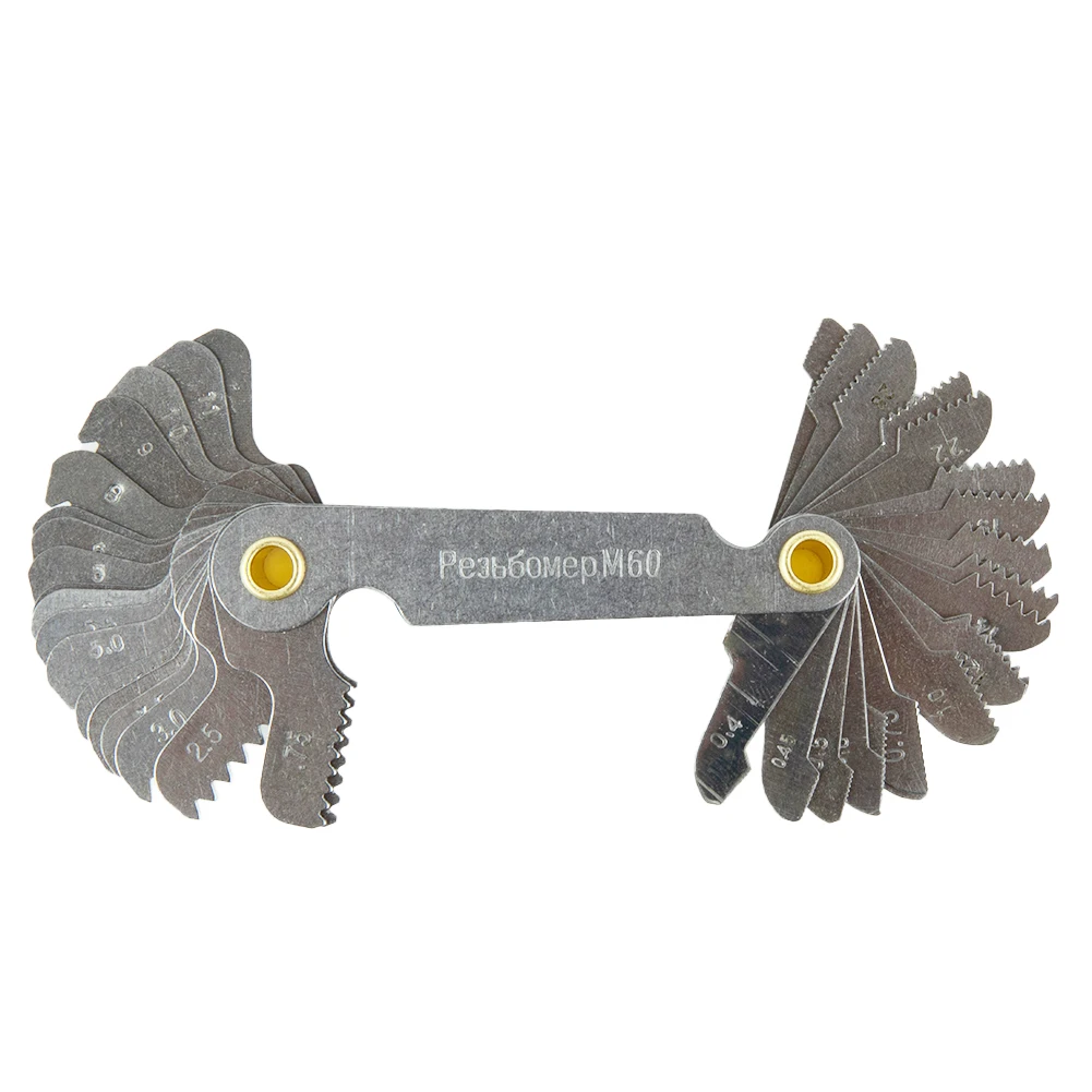 Template Thread Gauge 55 Degrees 60 Degrees Workshop British Carbon Steel Gauge Hand Manual Tools Metric Thread Pitch