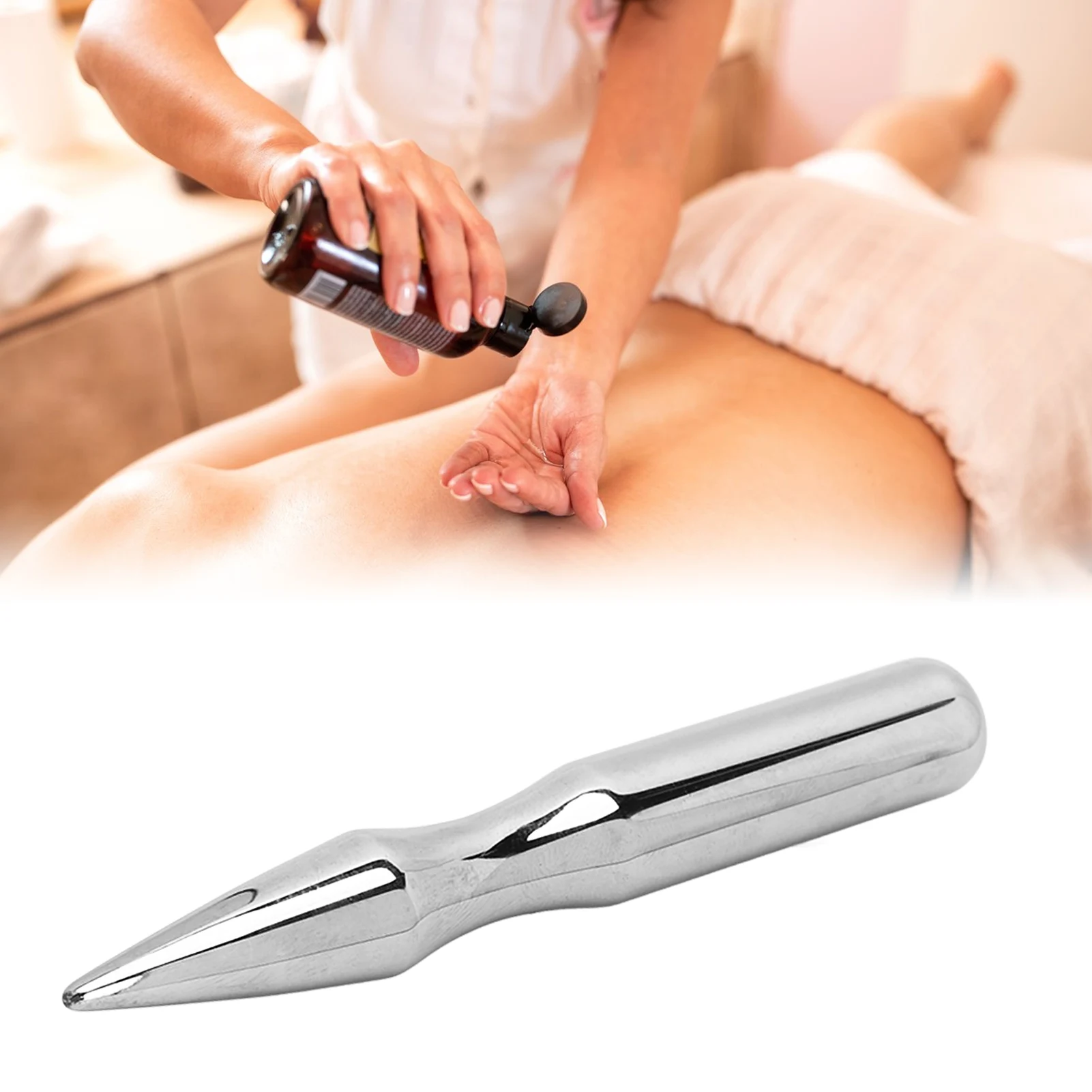 1pcs Manual Acupuncture Pen Terahertz Trace Elements Tighten Skin Acupressure Pen for Physiotherapists for Arms