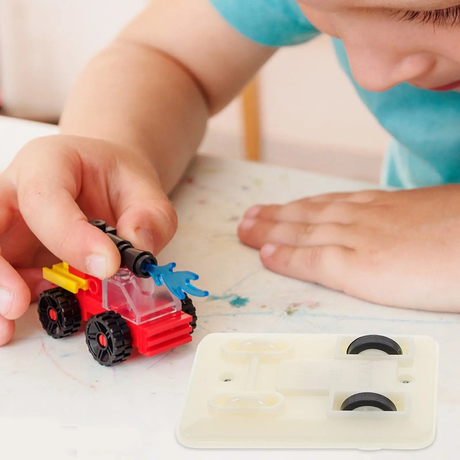 

4Pcs DIY Car Base Pull Back Friction Powered Blank Parts Kids Clay Projects Accessories Pull Back Car Parts Truck Accessories