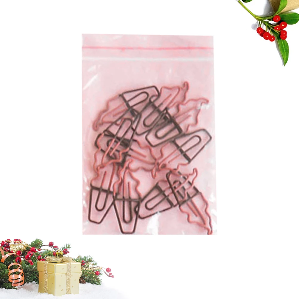 

10 PCS Ice Cream Bookmark Clips Paper Metal Clamp Carrot Binder for Holders
