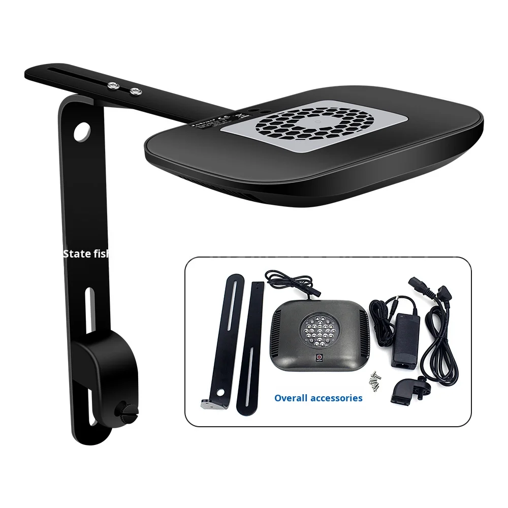 Jebao luz marina WiFi Coral luz espectro completo LED acuario luz ML-60 ML-120 para pecera amanecer puesta de sol lámpara de soporte de arrecife