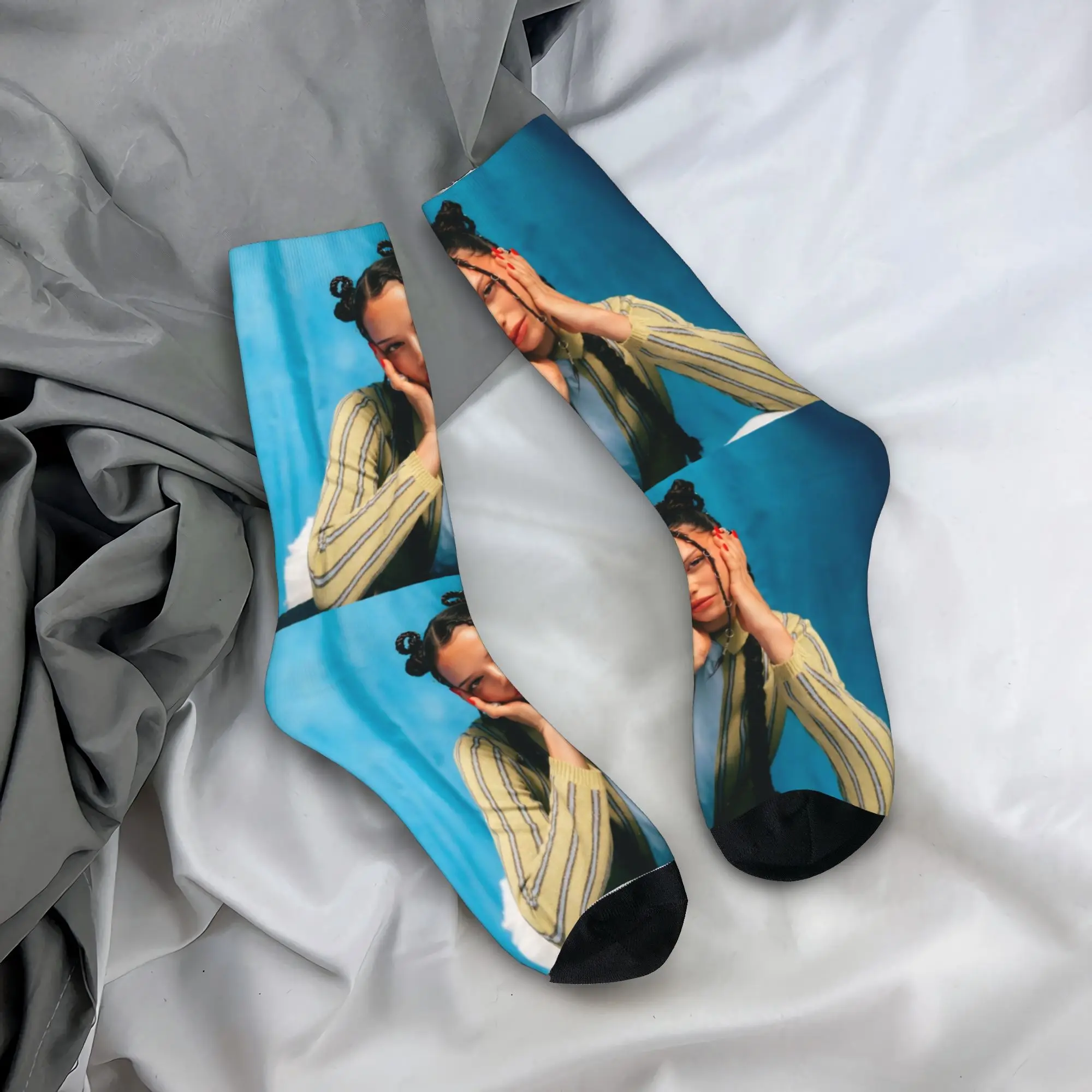 

Fashion Nina Chuba Actor Socks Novelty Stockings Women Men High Quality Cycling Socks Autumn Graphic Non-Slip Socks