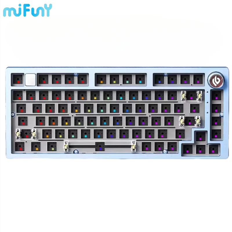 MiFuny Hi75 Aluminum Mechanical Keyboard Kit Wired 75 Paired Gasket Single-Mode Hot Swap RGB Customized Esports Gaming Keyboard