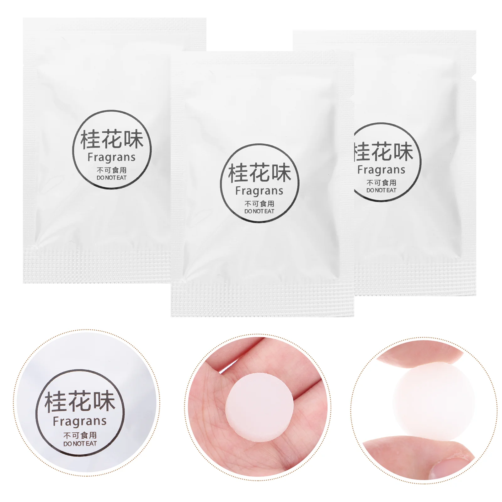 12 Pcs Pe Aroma Diffuser Air Freshener Tablets Car Fresheners Aromatherapy Refills Car Air Freshener Pads Auto Fragrance Vehicle