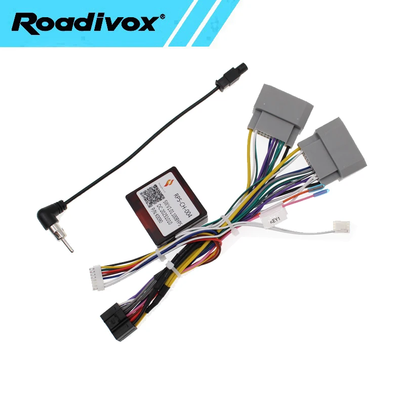 

Car Radio Wire Harness Power Canbus box For 2007-2017 Jeep Wrangler & Compass 16pin Android Stereo Cable Connector