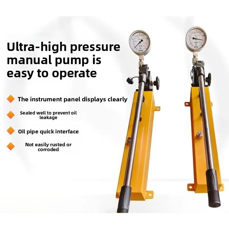 

300MPa 400MPa Ultra High Pressure Hydraulic Hand Pump High Flow Manual Pump For Hydraulic Nut Use Industrial Grade Durable
