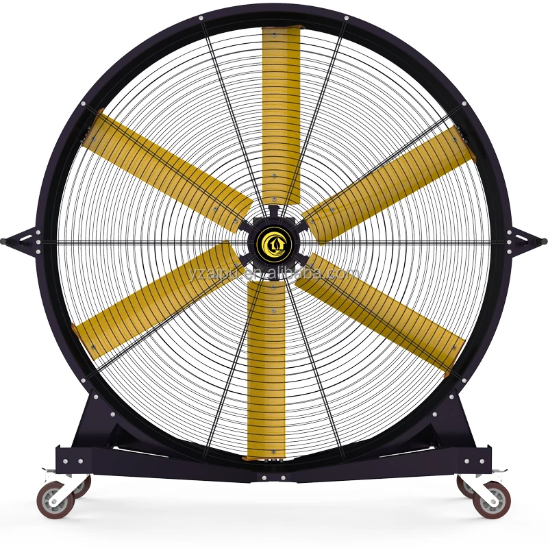Best Selling 1.5m Portable HVLS 1500mm 5ft Large Industrial Standing Fan with Ceiling Motor Mounting