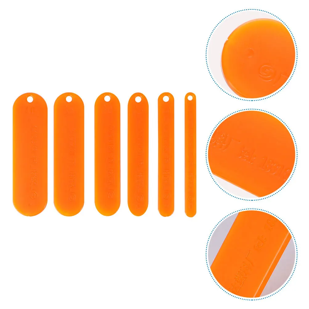 

6pcs Fishing Repair Shuttle Plastic Multisize Loom Needle For Cast Net Mending Yacht Repair Net Sewing Tool Accessories